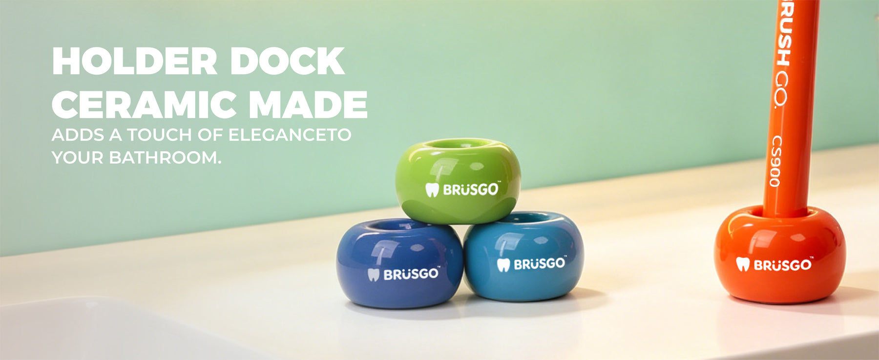BRUSGO i4 sonic electric toothbrush feature banner 10